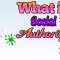 What is Social Authority?